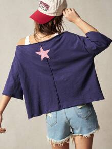 Bohemela 女士休闲宽松衬衫，简约时尚日常穿着