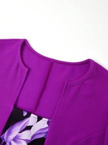 Ellevyn Vestido de verano minimalista casual de talla grande