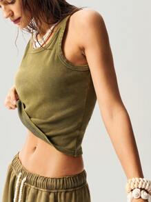 Bohemela 女士纯色针织修身吊带背心，休闲波西米亚风，春夏款