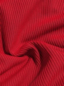 Swim SXY Women Seashell Starfish Print Bandeau Hollow Back Criss-Cross Tie Two Pieces Swimwear - Red - View 6