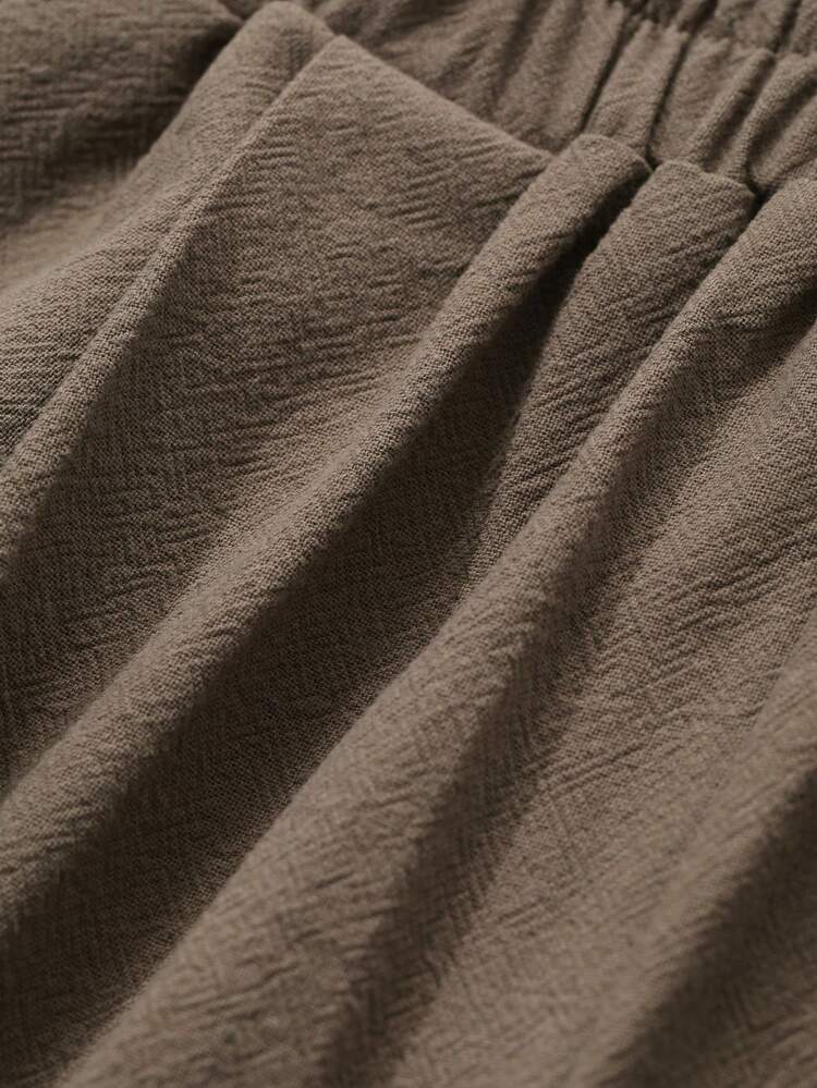 Teen GirlSolid Color Casual Everyday Pants