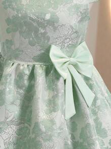 Vestido corto de princesa rosa para niñas, vestido de lujo para presentaciones de piano/orquesta/violín, vestido de cóctel dulce para niños