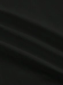 SHEIN MOD Women's Solid Color Black Tube Top Date Night Bachelor Party Cocktail Party Back To School Season Concert Clothing Rave Party Clothing