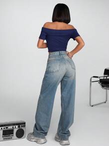 Y2K High Waist Straight Casual Jeans, Suitable For Summer Cowgirl Outfit Women S Outfits Women S Spring Tops Women S Summer Pants Womens Summer Tops Work Outfits For Women