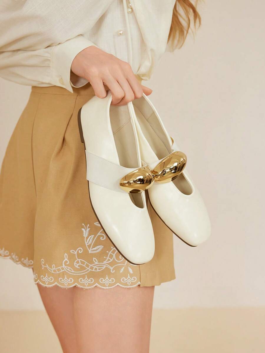 MOTF PREMIUM ZAPATOS PLANOS DE MUJER MINIMALISTAS Y DE MODA PARA VIAJES - Beis - Ver 2