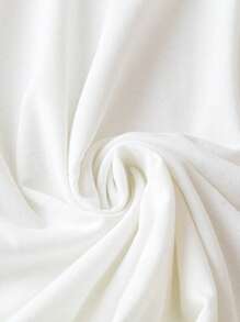 EMERY ROSE Plus Size Women Cherry Pattern V-Neck Sleeveless Top, Slightly Sheer Suitable For Summer - White - View 7