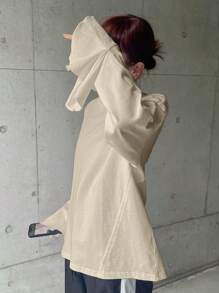 FRIFUL Women's White Loose T-Shirt, Bell Sleeve, Basic Tee For Spring,Fall Clothes