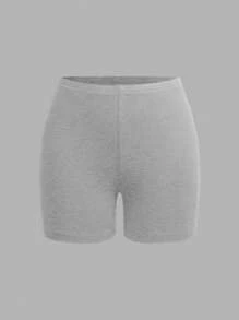 SHEIN EZwear Conjunto de 4 piezas de mallas cortas casuales de varios colores para mujer, adecuado para el verano