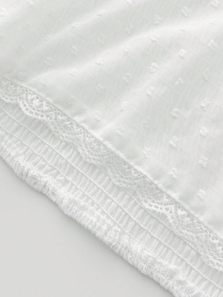 Bohemian Style Slim Texture See-Through Lace Stitching Summer Women's Tank Top