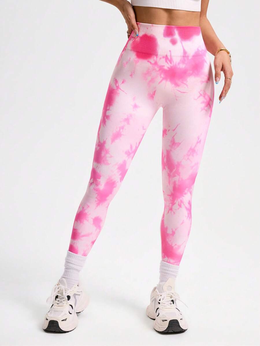 Core Rhythm Women's Fashionable Summer Sports Leggings - Pink - View 1