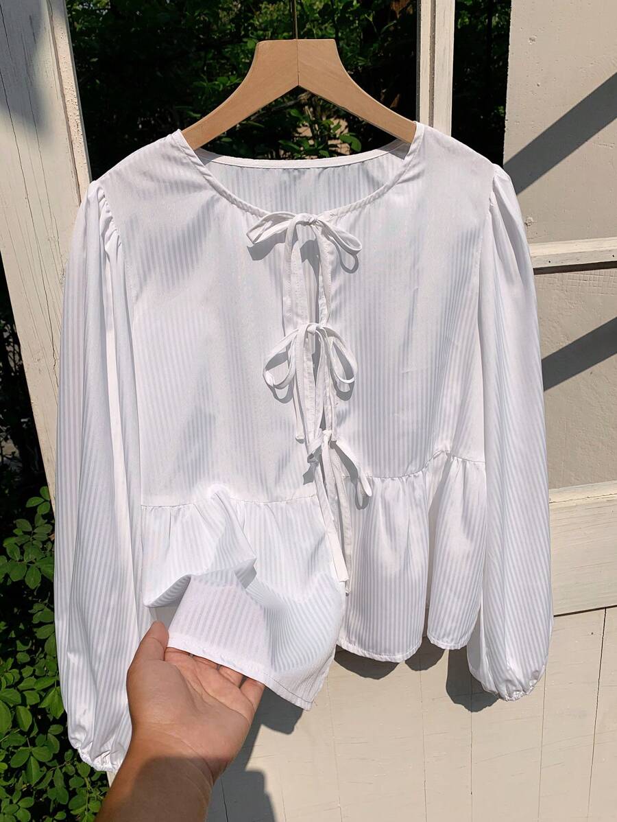 Comfortcana Women's Striped Sweater Dress, Solid Color Long Sleeve, Fashionable For Summer