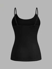 SHEIN EZwear 4pcs Pack Women Casual Minimalist Camisole Tank Top, Suitable For Summer Back To School