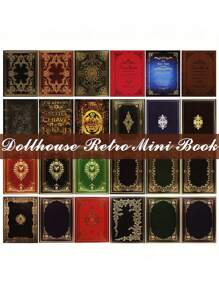 12 libros en miniatura aleatorios, libros decorativos en miniatura de 1/12 de escala, decoraciones, adornos, suministros, modelos, decoraciones para entretenimiento, mejores regalos