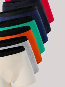 7pcs Boys' Soft Cotton Breathable Briefs, Multiecolor - Multicolor - View 7