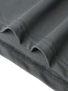 INAWLY 女士标语和花卉印花休闲圆领短袖宽松T恤