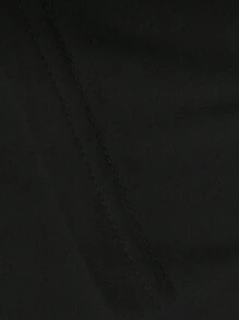 INAWLY Women's Casual Letter Print Short Sleeve T-Shirt, Summer - Black - View 3