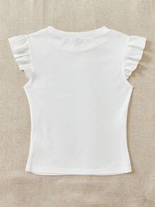 Soleia Set de 2 camisetas de manga corta, de cuello redondo y de punto acanalado, que se ajustan a la forma - outfit de verano lindo