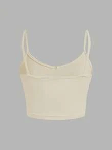 SHEIN EZwear 3 件豹纹女式短款紧身休闲吊带背心，适合夏季 - 彩色 - 查看 4