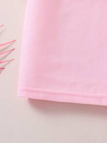 SHEIN Casuvi Kids 男小童拼接邊POLO衫