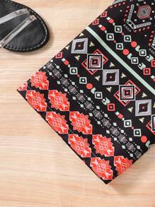 SHEIN 2pcs/Set Tween Girl Casual Elegant Resort T-Shirt & Wide Leg Pants Set - Orange - View 6