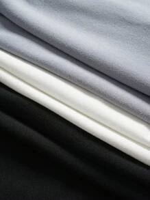 SHEIN PETITE ملابس علوية قصير بنسيج قطني بلا أربطة، لون أحادي، موضة صيفية