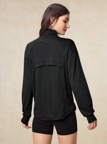 OutZeal SunProof UPF50+ Cooling Breathable Sun Protection Jacket Women With Side Pockets Everyday Daily Casual - Black - View 7