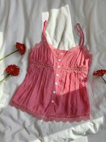 Comfortcana Women's Solid Color Camisole, Fashionable For Summer