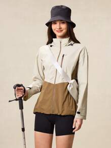 OutZeal OutZeal WaterProof Lightweight Breathable Tear Resistant Nylon Color Blocking Hiking Jacket