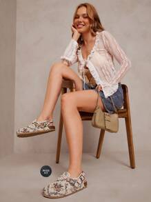 SHUZIA Women's Wide-Fit Floral Print Sling Back Comfort Clogs Mother's Day Present - Multicolor - View 2