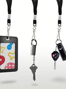 5/10PCS Multi Function Keychain Lanyard Office Organization Outdoor Activities Badge ID Card Holder Daily Carry Essentials Durable