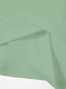 SHEIN LUNE 女士休闲短袖图案印花 T 恤，舒适百搭，适合运动、居家和街头穿着 - 薄荷綠 - 查看 5