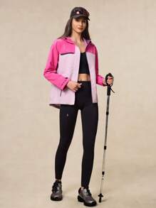 OutZeal Waterproof WindProof 3L Tech Fabric Packable Color Blocking Hiking Jacket Windbreaker