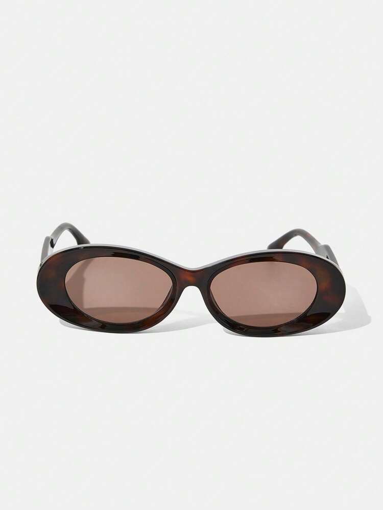 SHEIN Maija Women's Retro Tortoiseshell Fashion Glasses, Suitable For Everyday Wear
