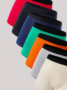 7pcs Boys' Soft Cotton Breathable Briefs, Multiecolor - Multicolor - View 3