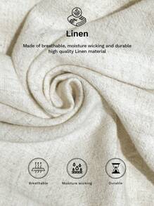 Easowa Leinen Lässig Shorts für Damen, geeignet für Frühling & Sommer