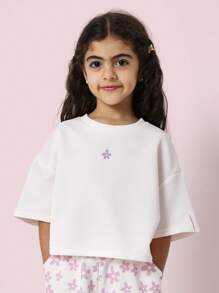 SUMWON 青年碎花夏季两件套蝴蝶短袖T恤短裤套装度假沙滩玩休闲运动休闲装春 - 彩色 - 查看 3