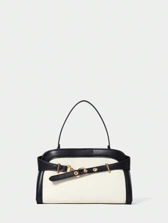 SHECARRY Women Top Handle Bags PU Leather Autumn Summer Winter School Travel Commute Work Elegance Exquisite Handbag High Capacity Adjustable Strap Metal Decoration, Best Mother's Day Gifts Women