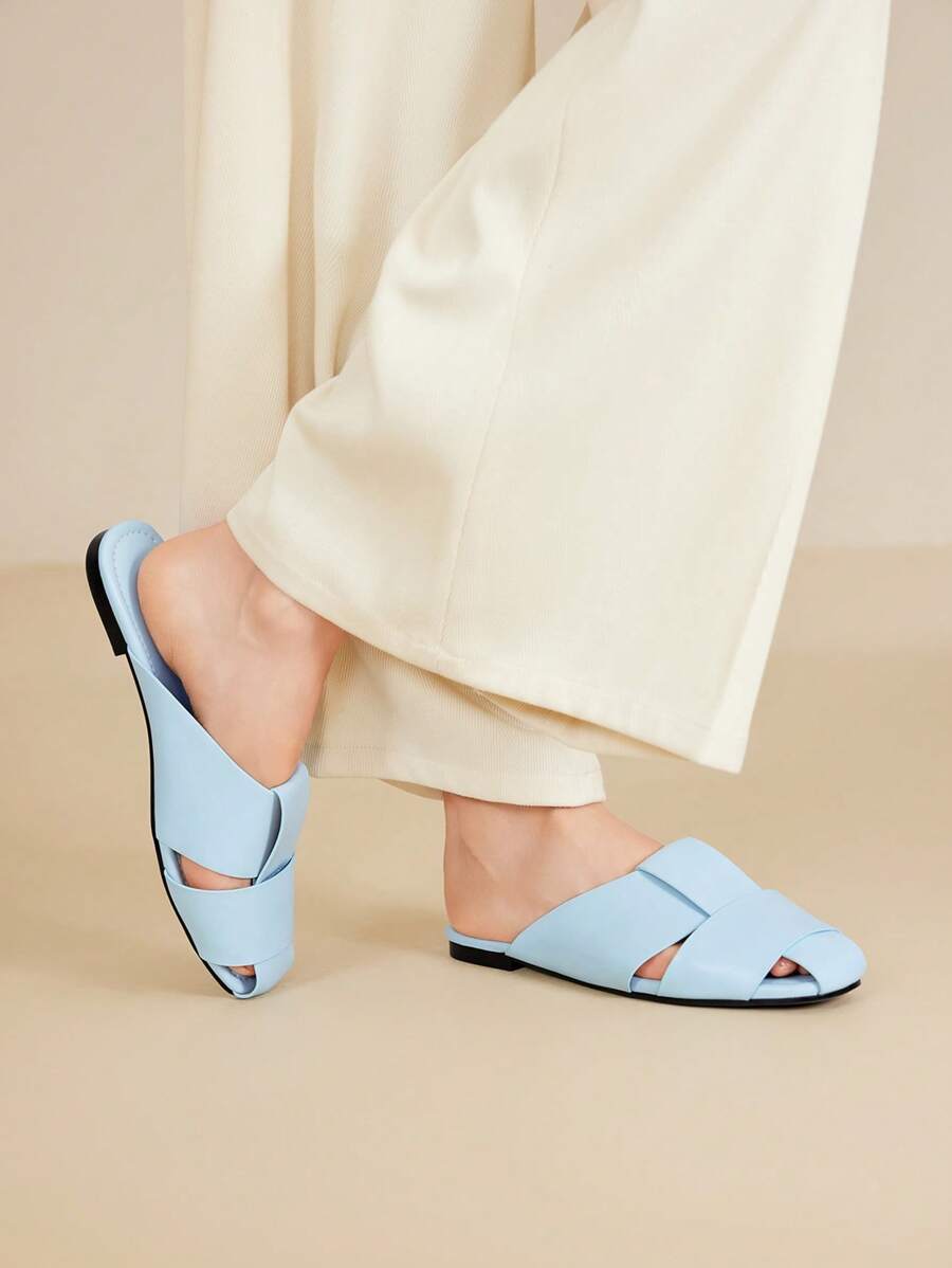 MOTF PREMIUM WOMEN'S COMFORTABLE CASUAL VERSATILE FLATS - Baby Blue - View 2