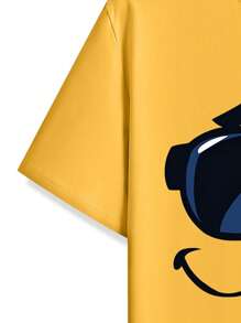 Manfinity Homme Plus Size Men's Fashionable Short Sleeve T-Shirt, Suitable For Summer - White - View 6