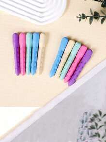 SHEIN 5 件创意无污渍易擦孔橡皮擦，适合返校季 - 彩色 - 查看 3