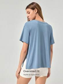 GLOWMODE 莫代尔超大号 Everymode T 恤日常休闲夏季压缩衬衫