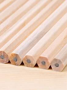 10/30/50支天然木质HB铅笔，六角三角笔杆，易削尖，不易断芯，适用于学生书写、素描、学校和办公用品，节日礼物返校