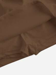 Comfortcana Two-Piece Set Mini Skorts With Lining, Anti-Flashing Bodycon - Coffee Brown - View 5