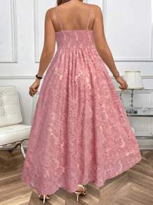 DreamSkyne Áo cổ chữ V màu trắng gợi cảm cỡ lớn dành cho nữ, tôn lên khuôn mặt, làm nổi bật xương quai xanh và đường viền cổ, tăng thêm nét quyến rũ nữ tính, mùa xuân và mùa hè - Hồng - Xem 2