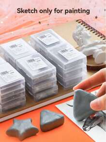 SHEIN 1pc Art Painting Erasers, Suitable For Sketching And Drawing Back To School