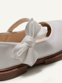 Cozy Pixies Lovely Bowknot Princess Style Plain All-Match Country Style Baby Flat Shoes