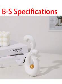 1 件树脂创意心形家居装饰品，适用于展示柜、橱柜、客厅装饰、婚礼派对、婚礼装饰工艺品