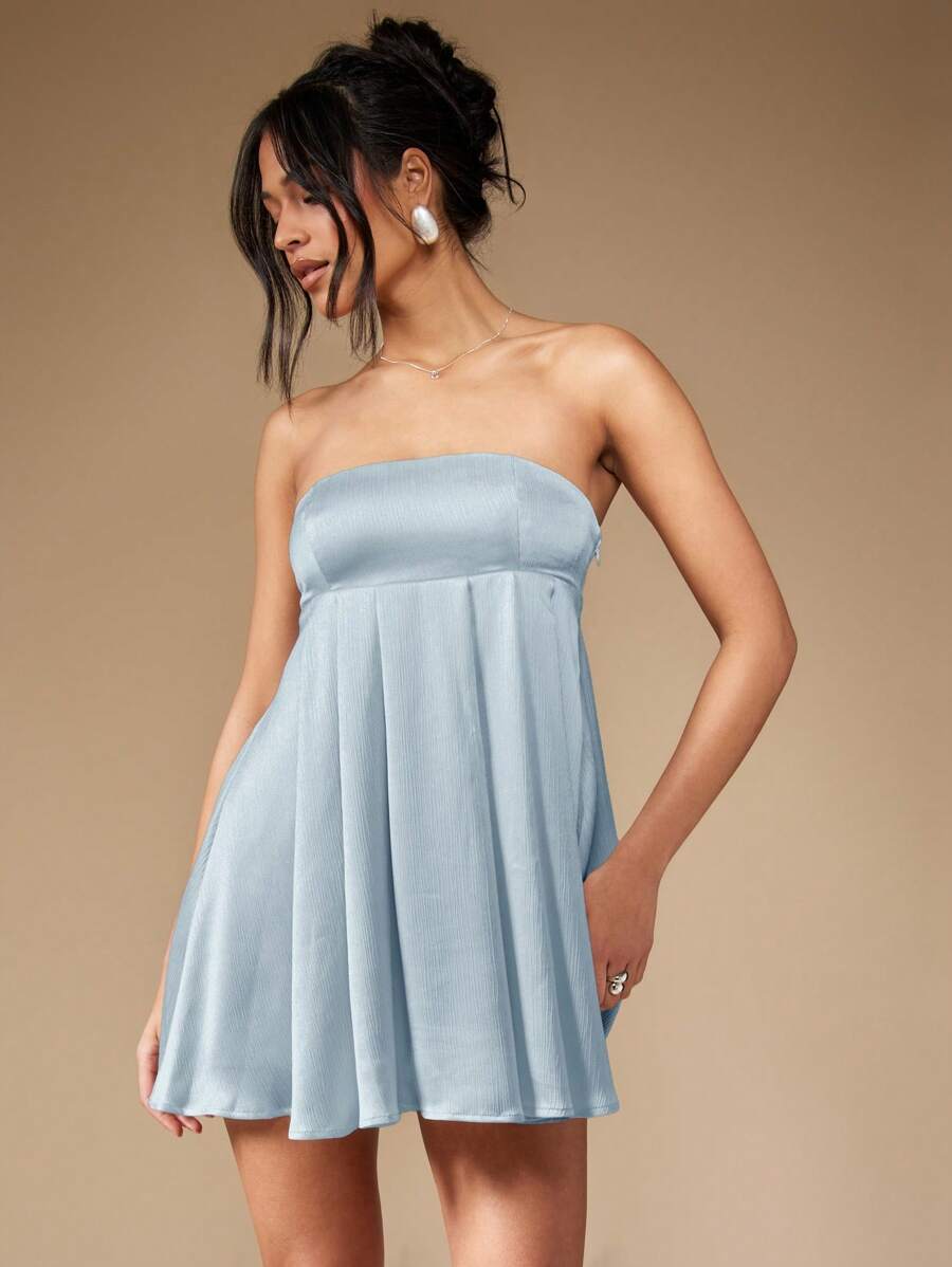 white pleated long dress Clarisse Pleated Maxi Dress / Polka Dot | MESHKI