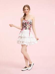 CUCCOO DOLLMOD Women White Flat Slip-On Square Toe Shoes - White - View 10