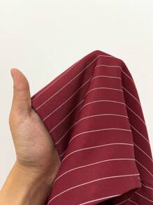 Coolane Gestreifter ärmelloser Anzugweste für den Sommer, Pendeln im Herbst/Winter - Bordeaux - Übersicht 7